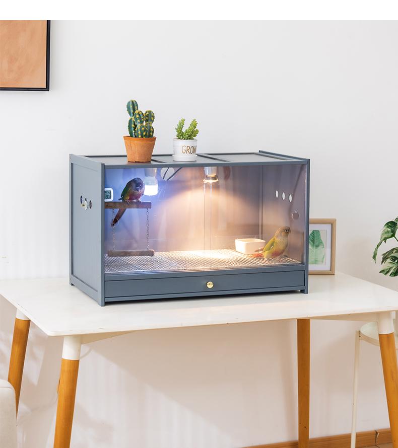 Large VillaThermostatic Parrot Cage Drawer Design Breeding BoxConstant Temperature Incubator for Cockatiel Budgerigar Baby Birds bare box
Large VillaThermostatic Parrot Cage Drawer Design Breeding BoxConstant Temperature Incubator for Cockatiel Budgerigar Baby Birds bare box
