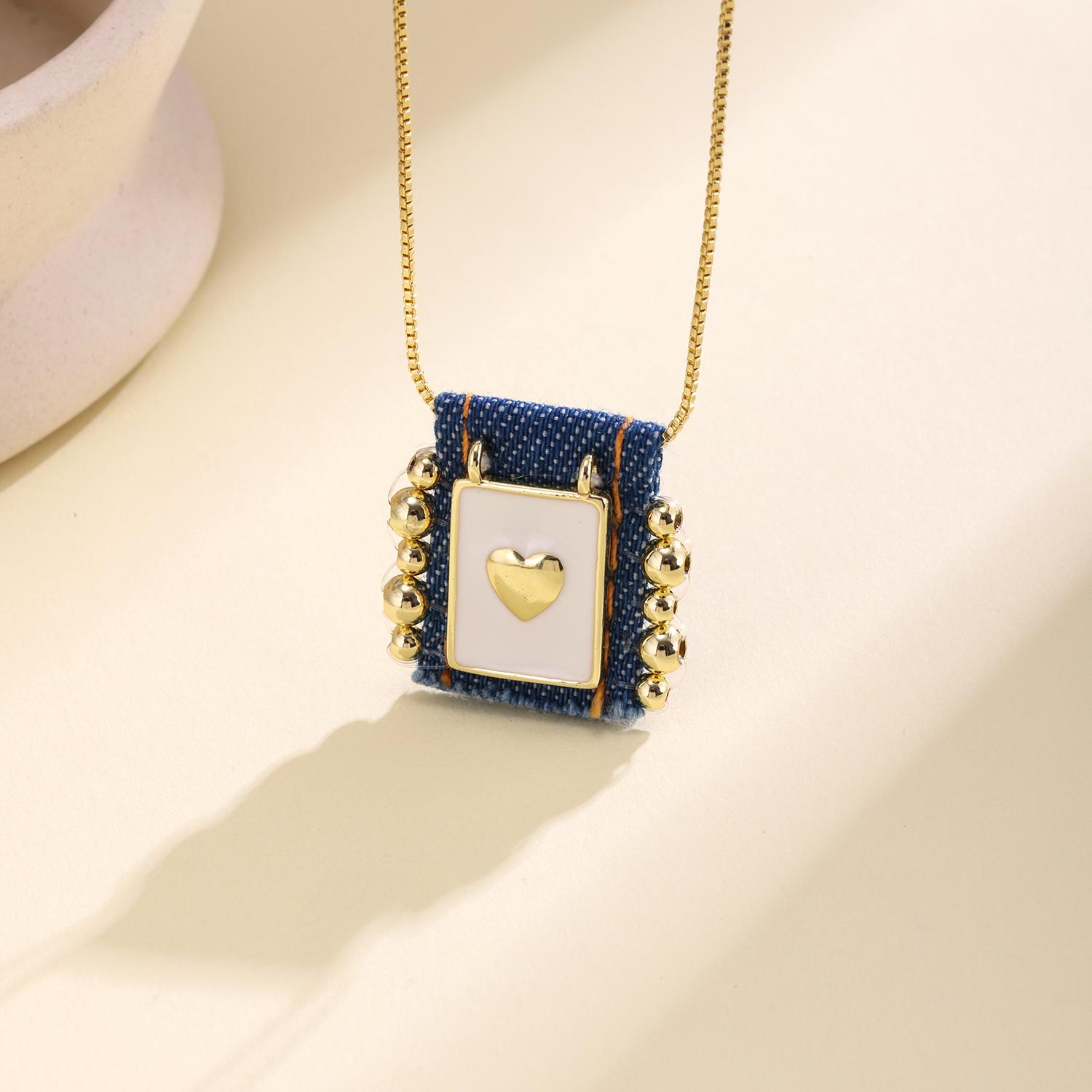 Nidin Retro Virgin Mary/Cross/Butterfly/Heart Pendant Necklace Blue Denim Frame Beads Religious For Women Men Fashion Jewelry
Nidin Retro Virgin Mary/Cross/Butterfly/Heart Pendant Necklace Blue Denim Frame Beads Religious For Women Men Fashion Jewelry