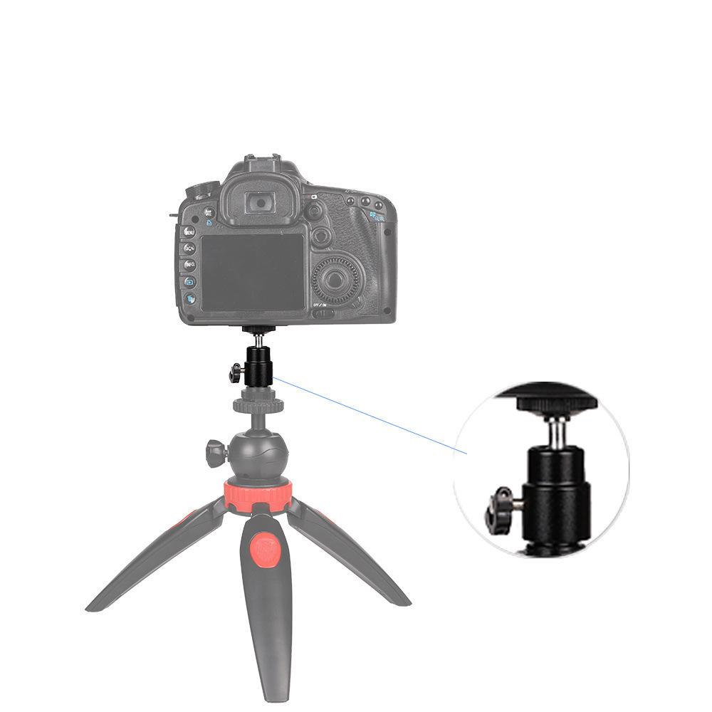 Шаровая головка штатива с вращением на 360°, металлическая мини-PTZ с адаптером для крепления камеры с горячим башмаком 1/4 дюйма для камеры, карманного света, микрофона чёрный
Шаровая головка штатива с вращением на 360°, металлическая мини-PTZ с адаптером для крепления камеры с горячим башмаком 1/4 дюйма для камеры, карманного света, микрофона чёрный
