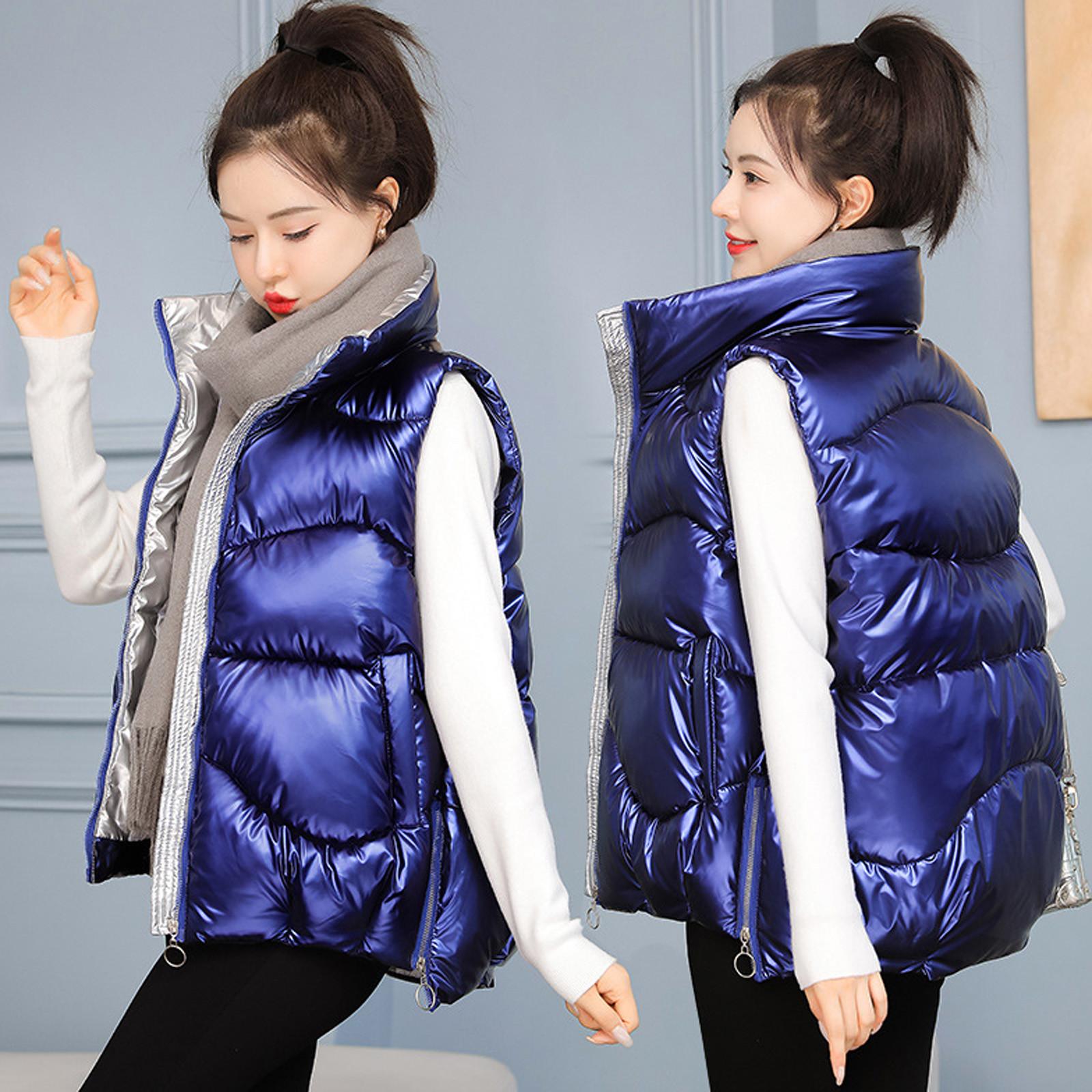 Women s Short Standing Collar Thickened Down Cotton Undershirt Undershirt Shiny Horse Clip Jacket XL синій
Women s Short Standing Collar Thickened Down Cotton Undershirt Undershirt Shiny Horse Clip Jacket XL синій