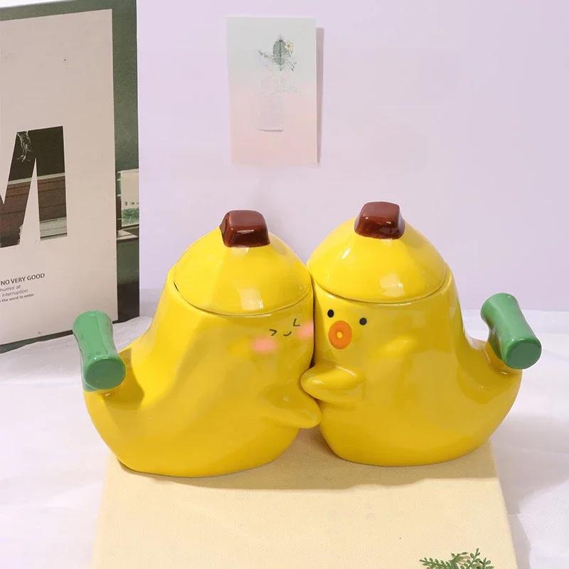 2pcs Hugging Banana Couple Ceramic Cup Creative Coffee Mug Couple Water Cup Lovely Mug for Girlfriend Kawaii Never Divide Mugs 301-400ml жовтий
2pcs Hugging Banana Couple Ceramic Cup Creative Coffee Mug Couple Water Cup Lovely Mug for Girlfriend Kawaii Never Divide Mugs 301-400ml жовтий