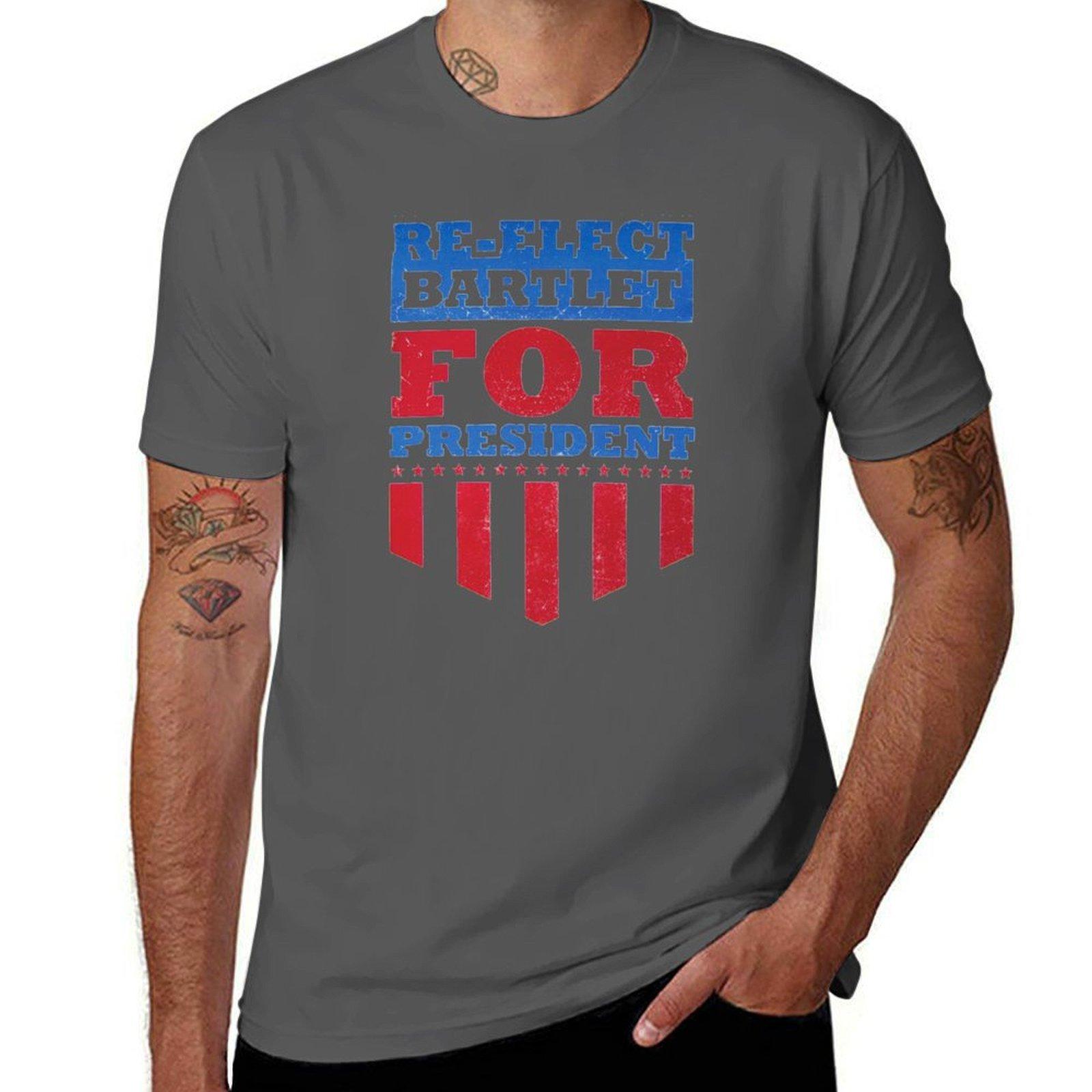 Bartlet For President TShirt Basic Casual Short Sleeve Cotton Shirt 4XL
Bartlet For President TShirt Basic Casual Short Sleeve Cotton Shirt 4XL