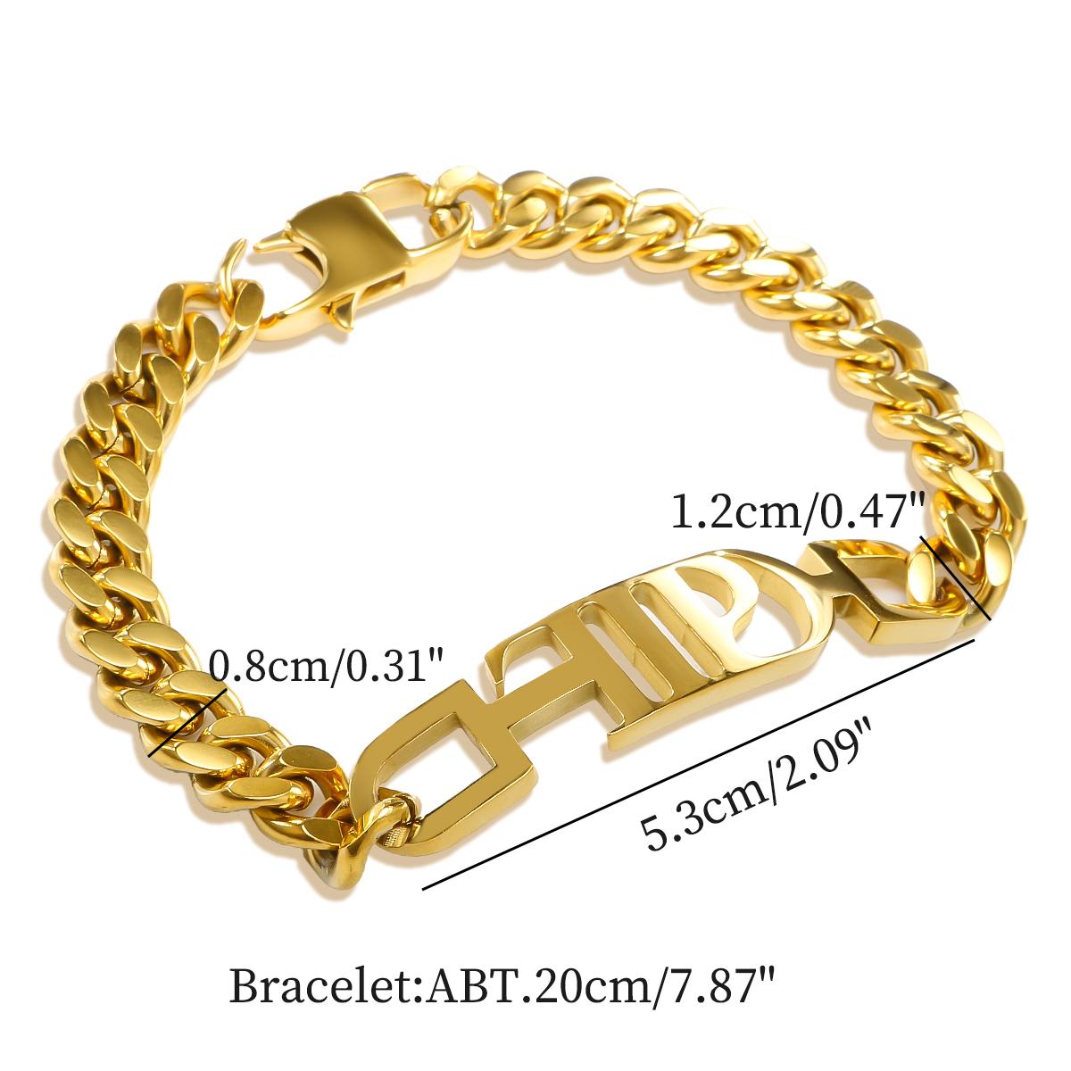 JINHUI TTPD браслеты с буквами для женщин и мужчин, браслет из нержавеющей стали золотого цвета, браслет отдела замученных поэтов, толстая цепочка, ювелирные изделия
JINHUI TTPD браслеты с буквами для женщин и мужчин, браслет из нержавеющей стали золотого цвета, браслет отдела замученных поэтов, толстая цепочка, ювелирные изделия