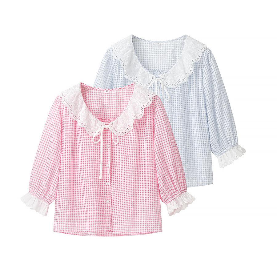 European & American Women s Street Fashion Embroidered Peter Pan Collar Short-Sleeve Shirt (Summer 2025) Medium розовый
European & American Women s Street Fashion Embroidered Peter Pan Collar Short-Sleeve Shirt (Summer 2025) Medium розовый