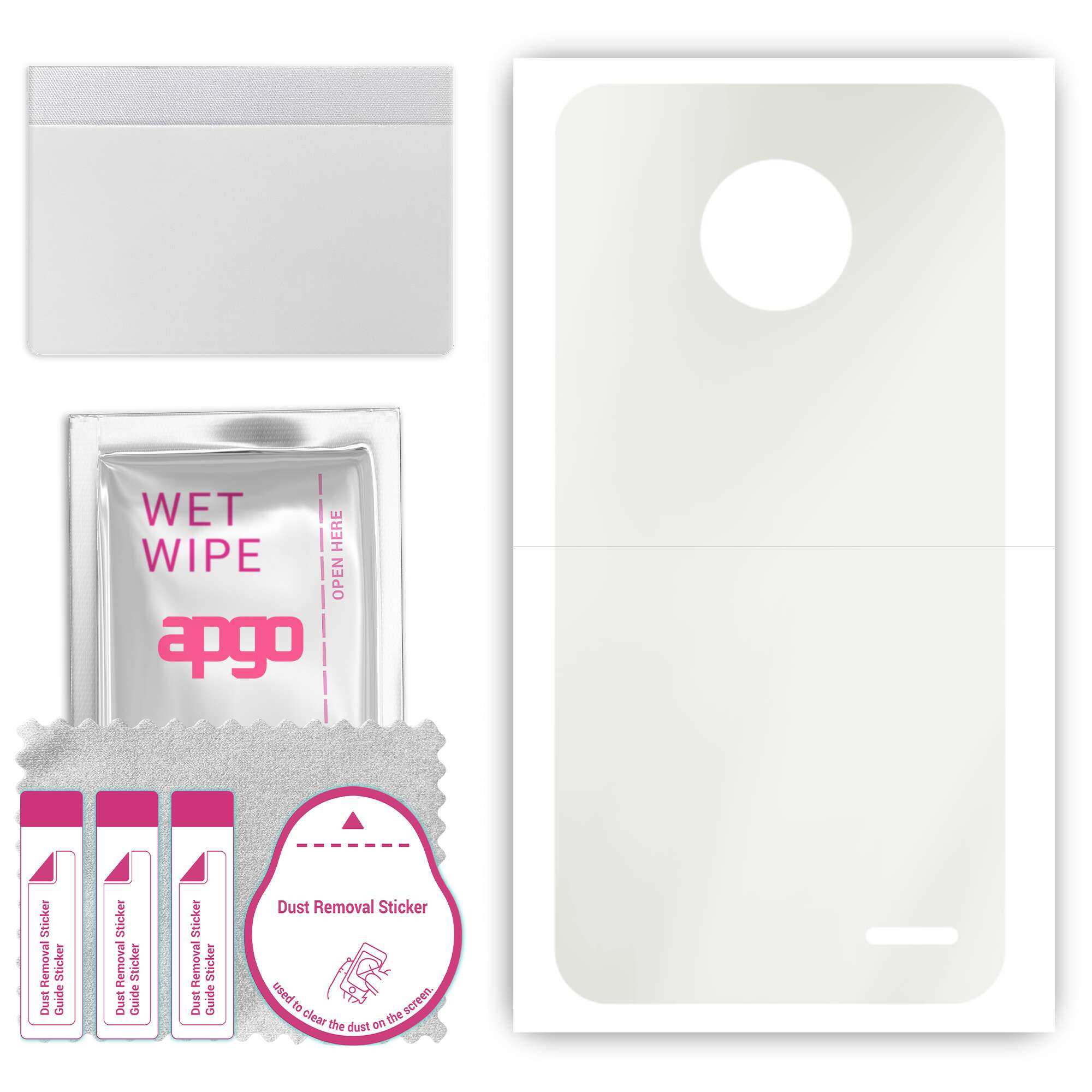 apgo MATTE Protective Skin Sticker for the back compatible with Motorola Moto E4 Plus, Wrap Film, Hydrogel Film, Flexible, Soft TPU with positioning l
apgo MATTE Protective Skin Sticker for the back compatible with Motorola Moto E4 Plus, Wrap Film, Hydrogel Film, Flexible, Soft TPU with positioning l