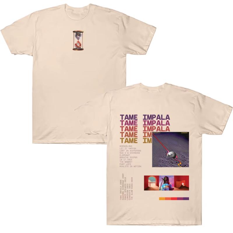 Tame Impala Tshirts Vintage Tame Impala Currents Graphic Tee Unisex Trendy Cotton T Shirts Summer New Design Gift for Fans Tees 4XL
Tame Impala Tshirts Vintage Tame Impala Currents Graphic Tee Unisex Trendy Cotton T Shirts Summer New Design Gift for Fans Tees 4XL