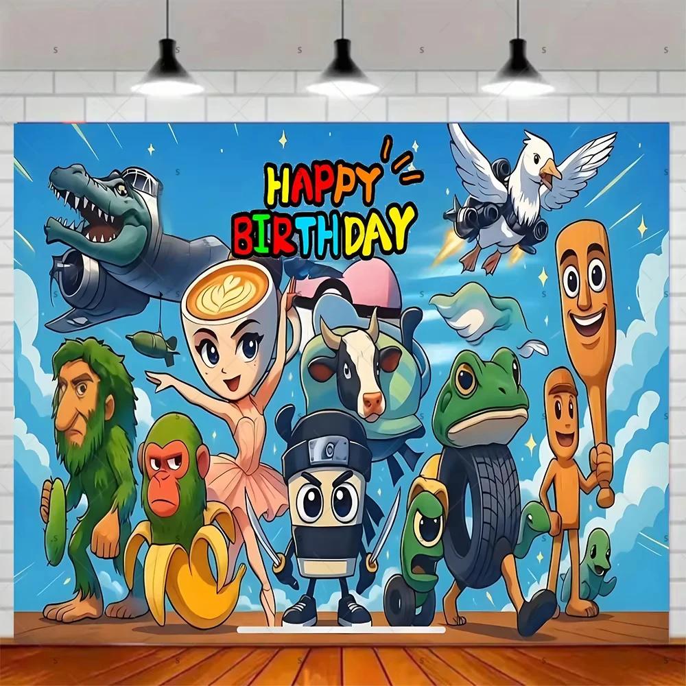 Tung Tung Tung Sahur Tralalo Italian Brainrot Print Kids Birthday Party Background Decoration Photography Decor Backdrop Banner 74x94cm(29x37in)
Tung Tung Tung Sahur Tralalo Italian Brainrot Print Kids Birthday Party Background Decoration Photography Decor Backdrop Banner 74x94cm(29x37in)