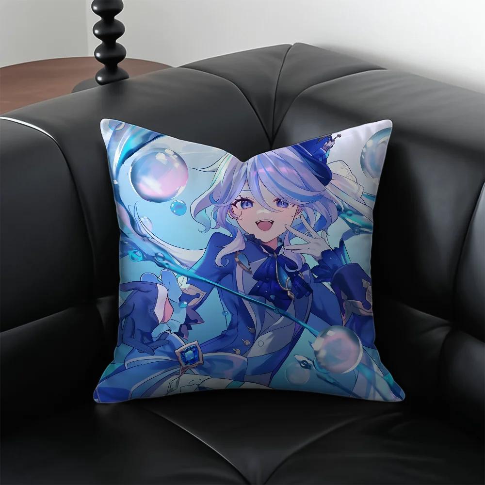 Hot Games Genshin Impact Pillow Case Anti-dustmite Pillowcase Invisible zipper silky short plush Sofa cushion cover 12x12Inch
Hot Games Genshin Impact Pillow Case Anti-dustmite Pillowcase Invisible zipper silky short plush Sofa cushion cover 12x12Inch