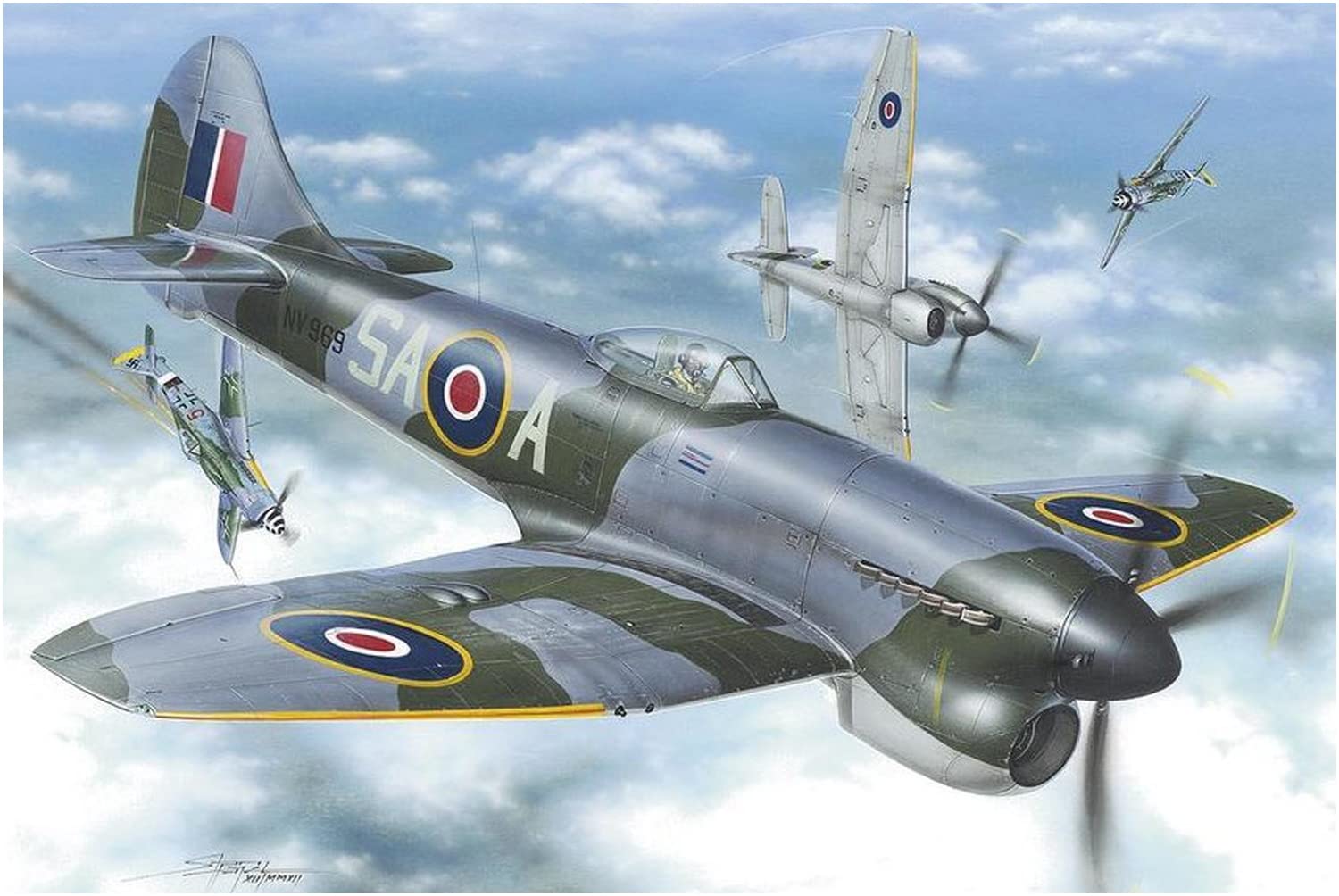 Пластиковая модель истребителя Hawker Tempest Королевских ВВС Special Hobby SH32049n 1/32 Mk.5
Пластиковая модель истребителя Hawker Tempest Королевских ВВС Special Hobby SH32049n 1/32 Mk.5