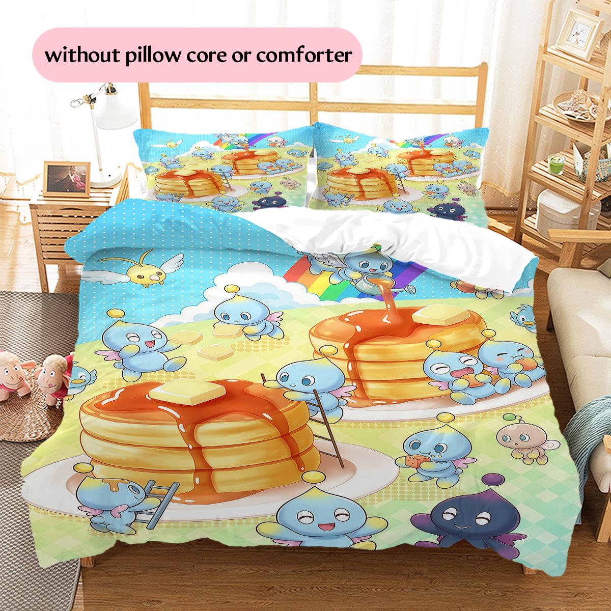Colorful Sonic the Hedgehog Pattern Bedding Quilt Set Home Decoration Gift (1 * duvet cover + 2 * pillowcase without core) 135x200cm
Colorful Sonic the Hedgehog Pattern Bedding Quilt Set Home Decoration Gift (1 * duvet cover + 2 * pillowcase without core) 135x200cm