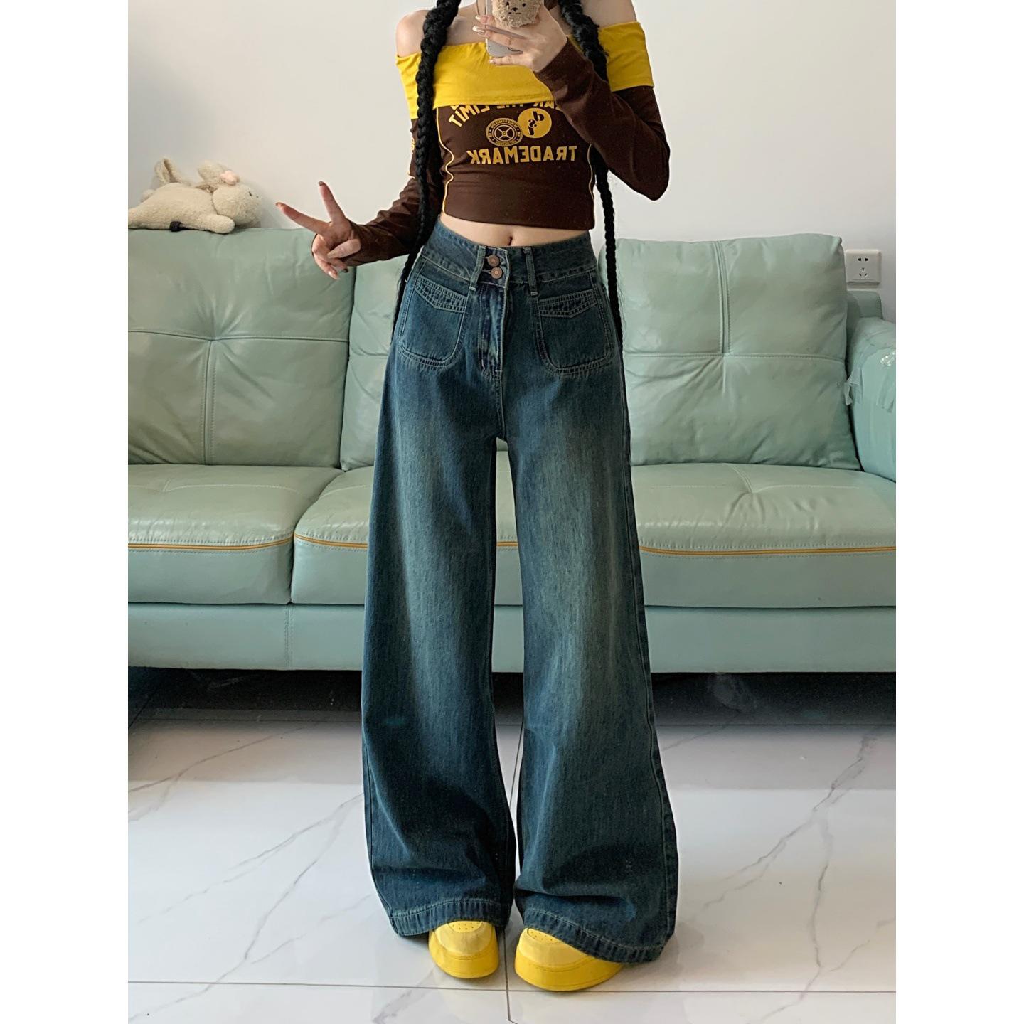 Velvet Thickened Wide-Leg Jeans for Women - 2026 Autumn/Winter Retro High-Waisted Straight Leg Pants 5XL
Velvet Thickened Wide-Leg Jeans for Women - 2026 Autumn/Winter Retro High-Waisted Straight Leg Pants 5XL