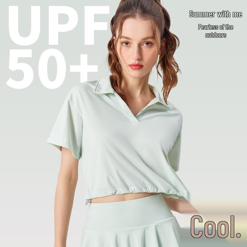 Women s Quick-Dry High-Neck Yoga T-Shirt - Stylish, Pure, and Sexy Short-Sleeved Fitness & Casual Sportswear with Sunscreen Protection Small
Women s Quick-Dry High-Neck Yoga T-Shirt - Stylish, Pure, and Sexy Short-Sleeved Fitness & Casual Sportswear with Sunscreen Protection Small