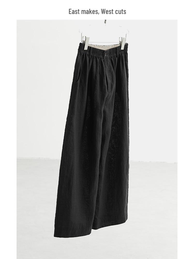 2026 Cool Linen Women s Casual Pants - Plus Size, Elastic Waist, Slimming, Multiple Colors Black
2026 Cool Linen Women s Casual Pants - Plus Size, Elastic Waist, Slimming, Multiple Colors Black