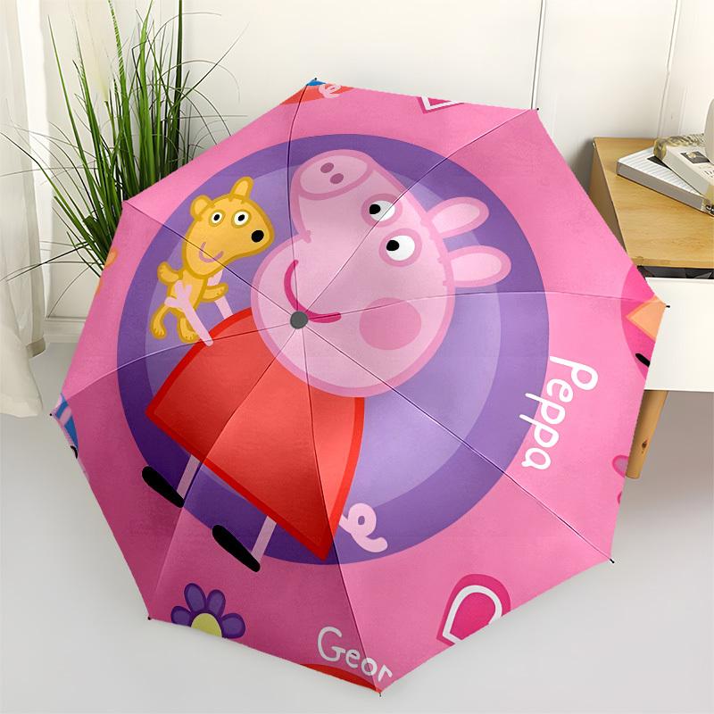 Peppa Pig, Children s Illustration Automatic Opening and Closing, 8 rib Structure Portable Umbrella, Suitable for Men and Women in All Seaso
Peppa Pig, Children s Illustration Automatic Opening and Closing, 8 rib Structure Portable Umbrella, Suitable for Men and Women in All Seaso