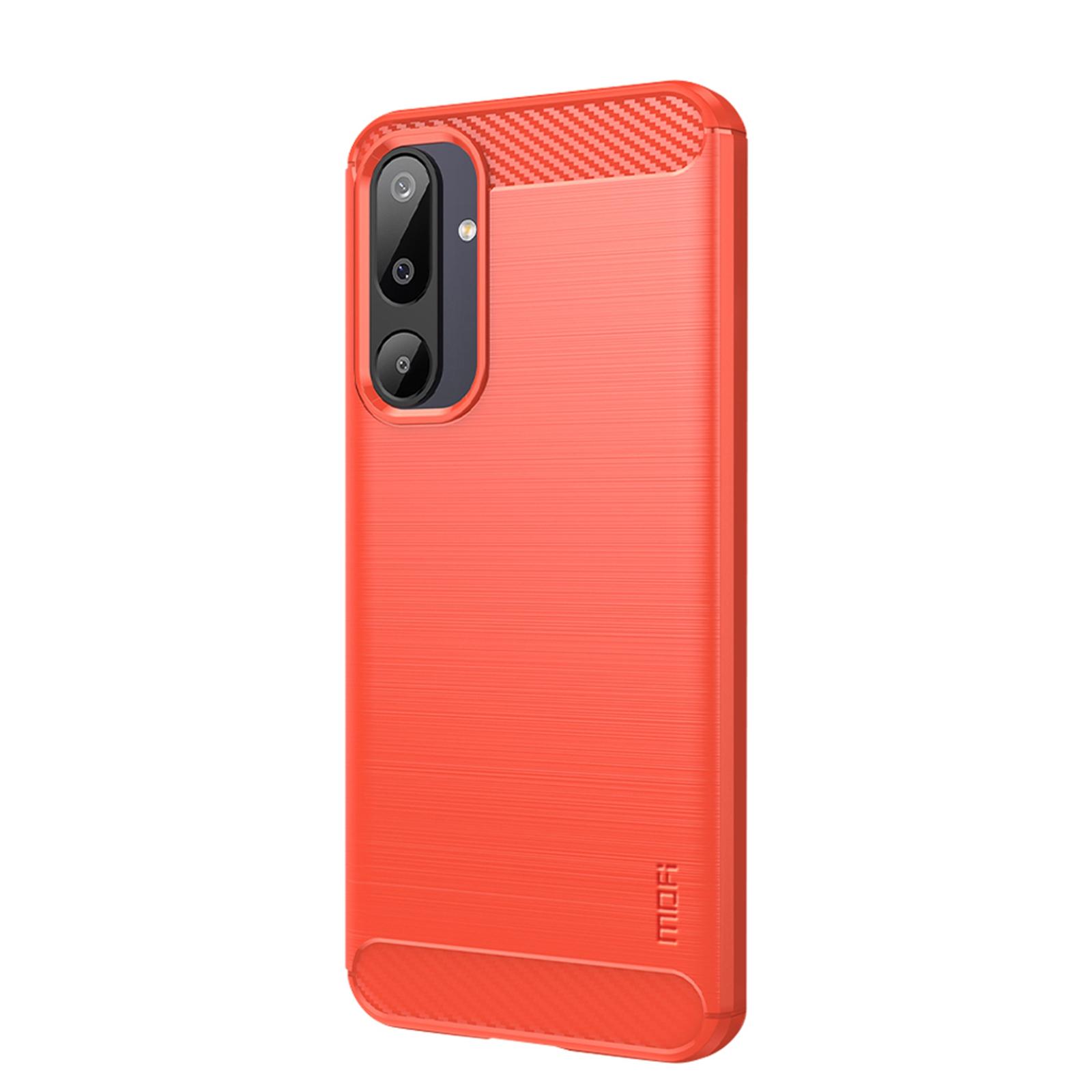 Для Samsung Galaxy M16 5G/F16 5G Задня кришка MOFI Текстура шліфованого карбону М який чохол з ТПУ Red
Для Samsung Galaxy M16 5G/F16 5G Задня кришка MOFI Текстура шліфованого карбону М який чохол з ТПУ Red