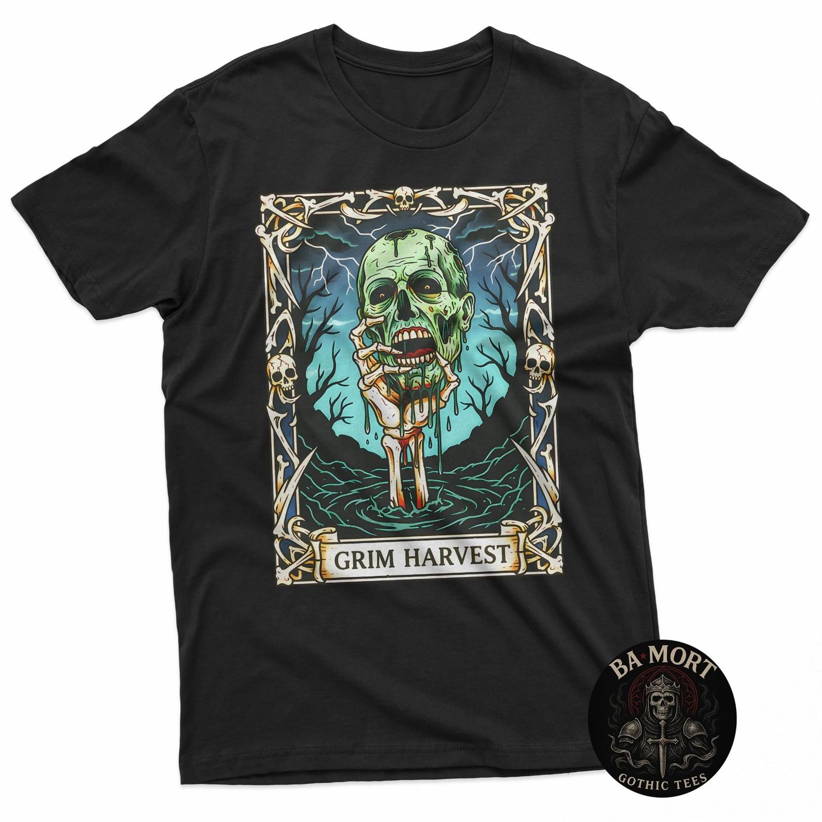 Grim Harvest Retro Horror Zombie Head T-Shirt 5XL різнокольоровий
Grim Harvest Retro Horror Zombie Head T-Shirt 5XL різнокольоровий