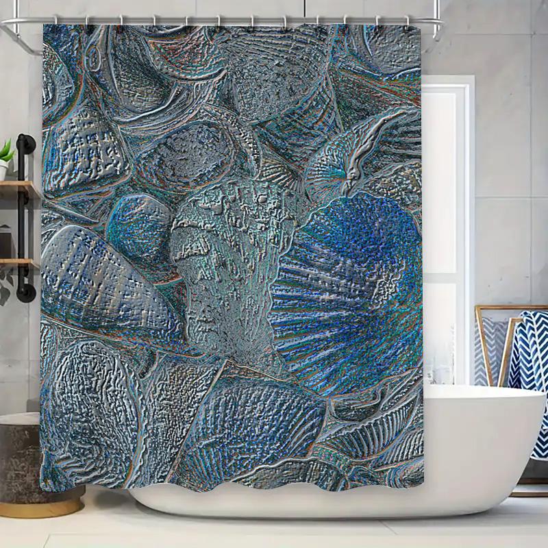 Modern Blue Texture Shower Curtain 3D Printed Home Decor Bath Tub Cover Size: W72 X L84 Inches Waterproof Polyester Fabric Perfe W60H190(CM)-1 Pcs
Modern Blue Texture Shower Curtain 3D Printed Home Decor Bath Tub Cover Size: W72 X L84 Inches Waterproof Polyester Fabric Perfe W60H190(CM)-1 Pcs