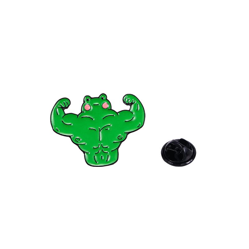 Green Funny Bodybuilding Frog Collection Enamel Brooches Lapel Pins For Backpack Jacket
Green Funny Bodybuilding Frog Collection Enamel Brooches Lapel Pins For Backpack Jacket