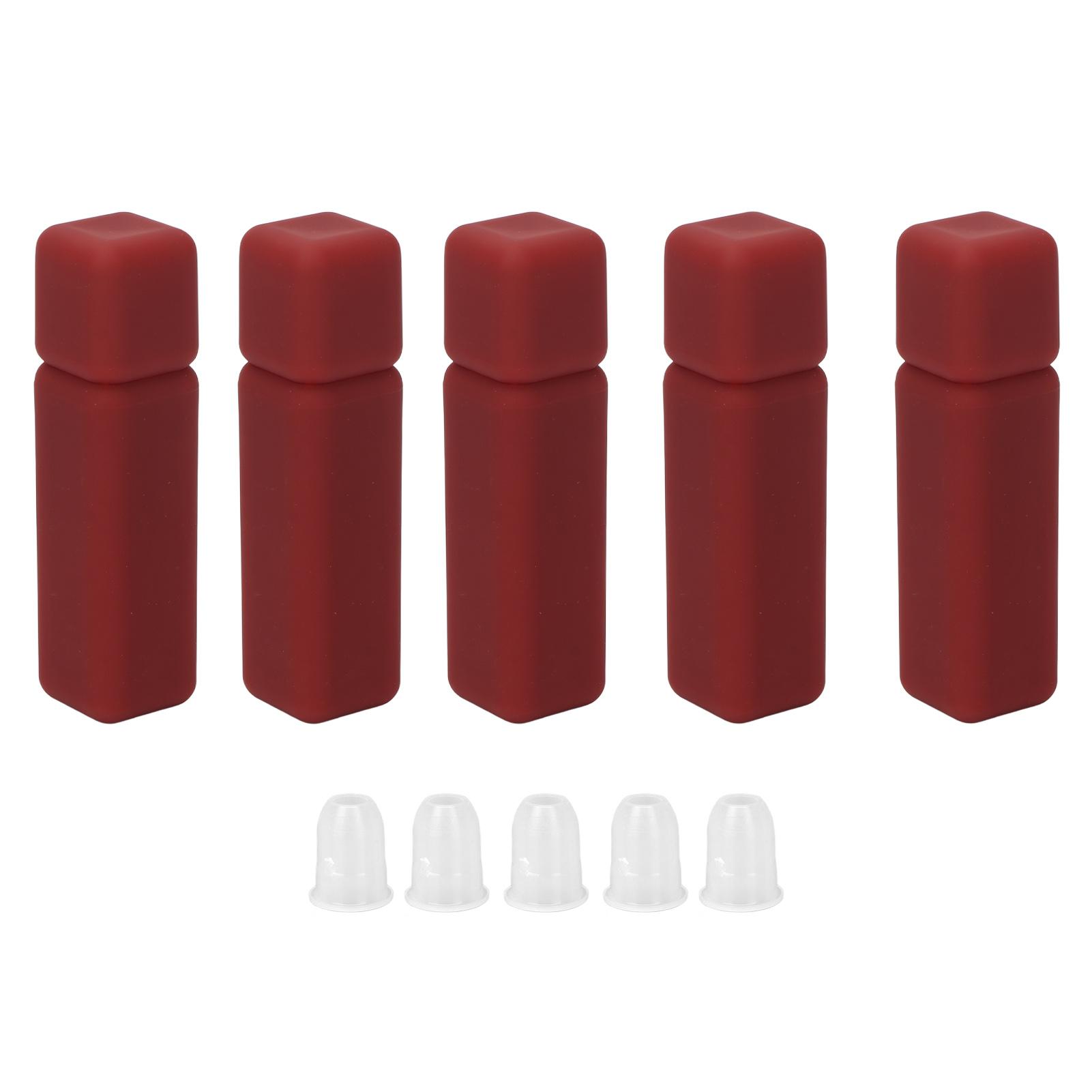 5 Pcs Empty Lip Gloss Tubes Rubber Paint Frosted Texture Refillable Rectangular Lip Balm Bottles
5 Pcs Empty Lip Gloss Tubes Rubber Paint Frosted Texture Refillable Rectangular Lip Balm Bottles