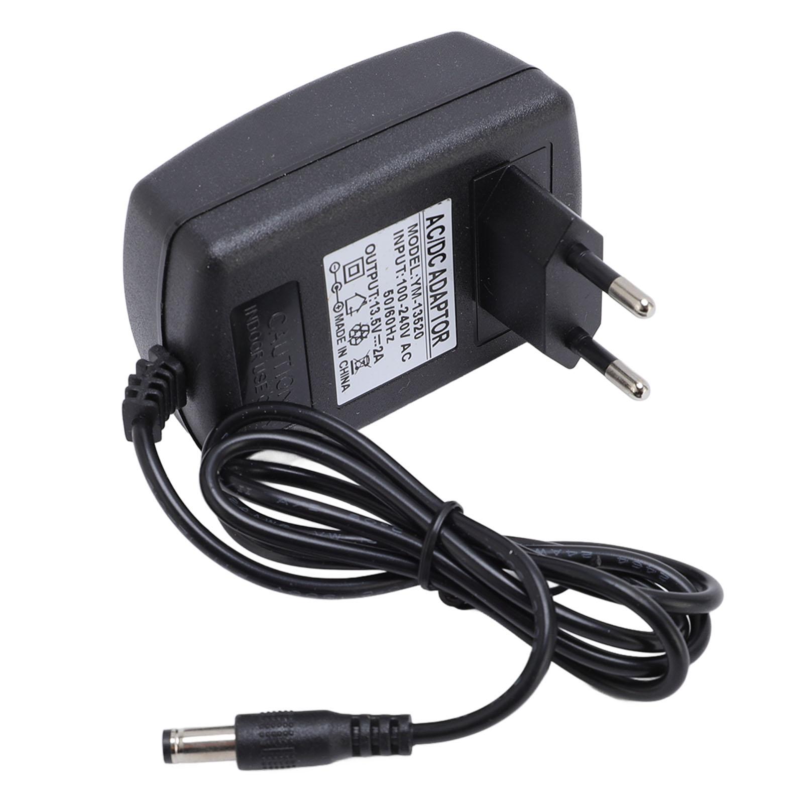 Адаптер питания 13,5 В 2 А с портом постоянного тока 5,5x2,5 мм, зарядный кабель для светодиодного экрана
Адаптер питания 13,5 В 2 А с портом постоянного тока 5,5x2,5 мм, зарядный кабель для светодиодного экрана