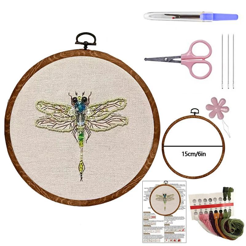 Bead Embroidery Kit Insect Series DIY Handmade Needlework Creative Beads Craft Art Decoration for Home Living Room or Gift 15cm
Bead Embroidery Kit Insect Series DIY Handmade Needlework Creative Beads Craft Art Decoration for Home Living Room or Gift 15cm