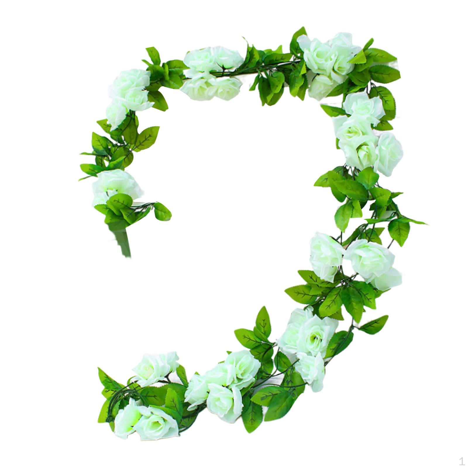 Artificial Flowers Vine Fake Plants Holiday Wreath for Fireplace Decor White
Artificial Flowers Vine Fake Plants Holiday Wreath for Fireplace Decor White