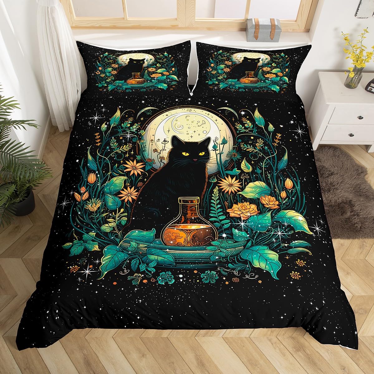 Cat Duvet Cover Pet Cat Pattern Bedding Set Cute Kitten Printed Comforter Cover for Kids Boys Girls Teens 3D Animal Theme Cover EU Single(135x200cm)
Cat Duvet Cover Pet Cat Pattern Bedding Set Cute Kitten Printed Comforter Cover for Kids Boys Girls Teens 3D Animal Theme Cover EU Single(135x200cm)