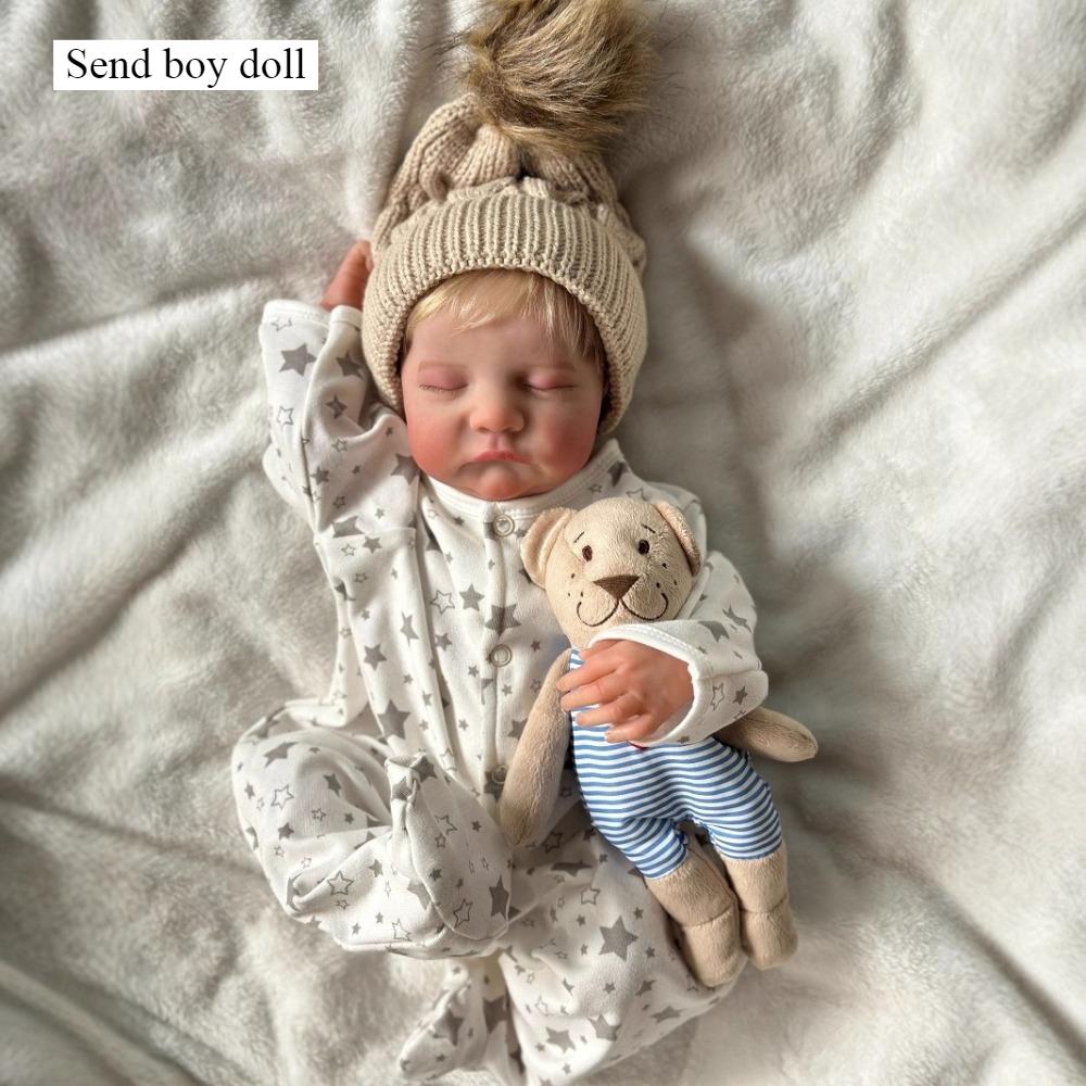 Lifelike 49cm Simulation Baby Doll Levi Soft Full Vinyl Body Rebirth Doll Girl Boy Realistic 3D High Color Painting Newborn Dolls for Kids Xmas Gift boy doll
Lifelike 49cm Simulation Baby Doll Levi Soft Full Vinyl Body Rebirth Doll Girl Boy Realistic 3D High Color Painting Newborn Dolls for Kids Xmas Gift boy doll