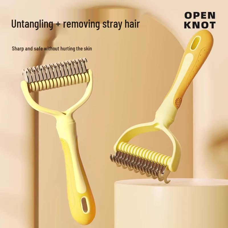 Новый! Расческа для прореживания шерсти кошек и щенков - Эффективна для распутывания длинношерстных питомцев Small
Новый! Расческа для прореживания шерсти кошек и щенков - Эффективна для распутывания длинношерстных питомцев Small