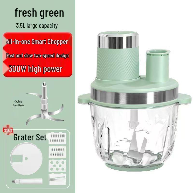 Multifunctional Meat Grinder & Vegetable Cutter with Automatic Garlic Paste Feature світло-зелений колір
Multifunctional Meat Grinder & Vegetable Cutter with Automatic Garlic Paste Feature світло-зелений колір