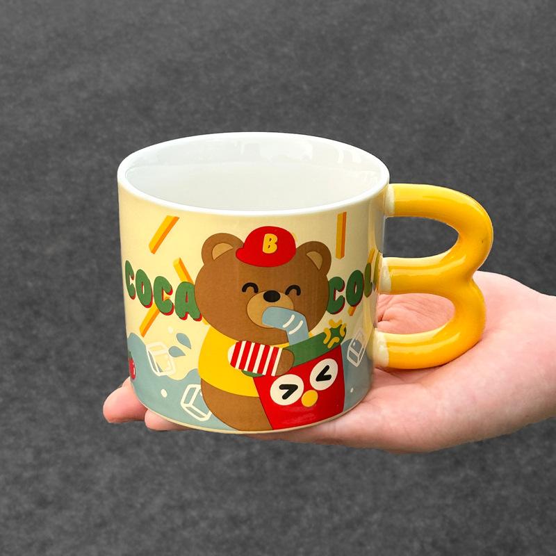 Cute French Fries Cup for Men and Women Large Capacity Ceramic Mug with Lid Spoon Office Coffee Milk Cup 401-500ml
Cute French Fries Cup for Men and Women Large Capacity Ceramic Mug with Lid Spoon Office Coffee Milk Cup 401-500ml