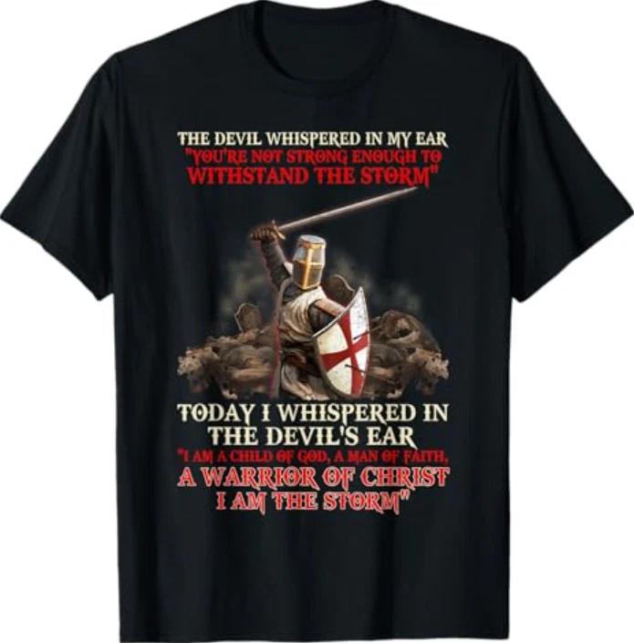 Knight Templar I Am A Child of God A Warrior of Christ T-Shirt S
Knight Templar I Am A Child of God A Warrior of Christ T-Shirt S