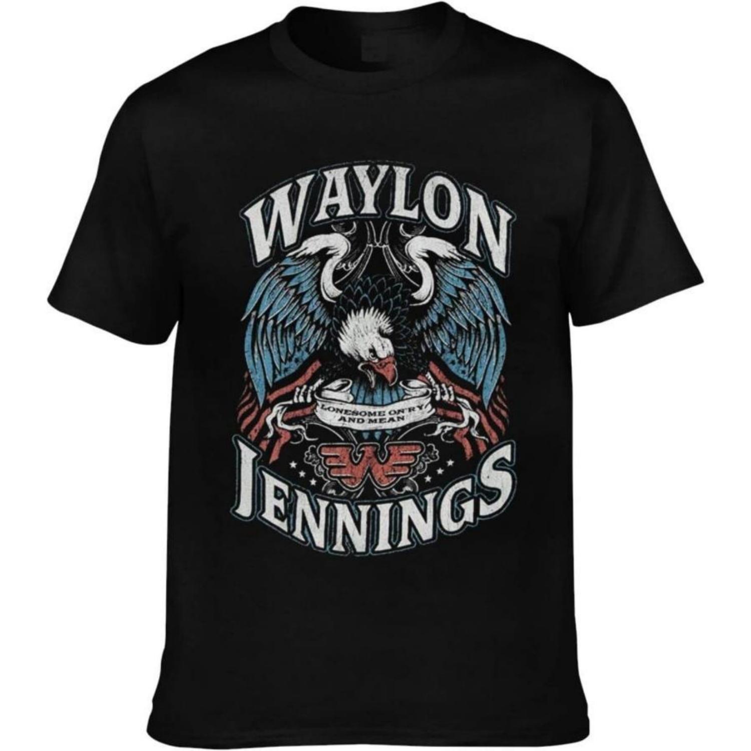 BSlocator Waylon Jennings Mens T-Shirts Short Sleeve Breathable Cotton Loose-Fit Classic-Fit XXXXXL чорний
BSlocator Waylon Jennings Mens T-Shirts Short Sleeve Breathable Cotton Loose-Fit Classic-Fit XXXXXL чорний