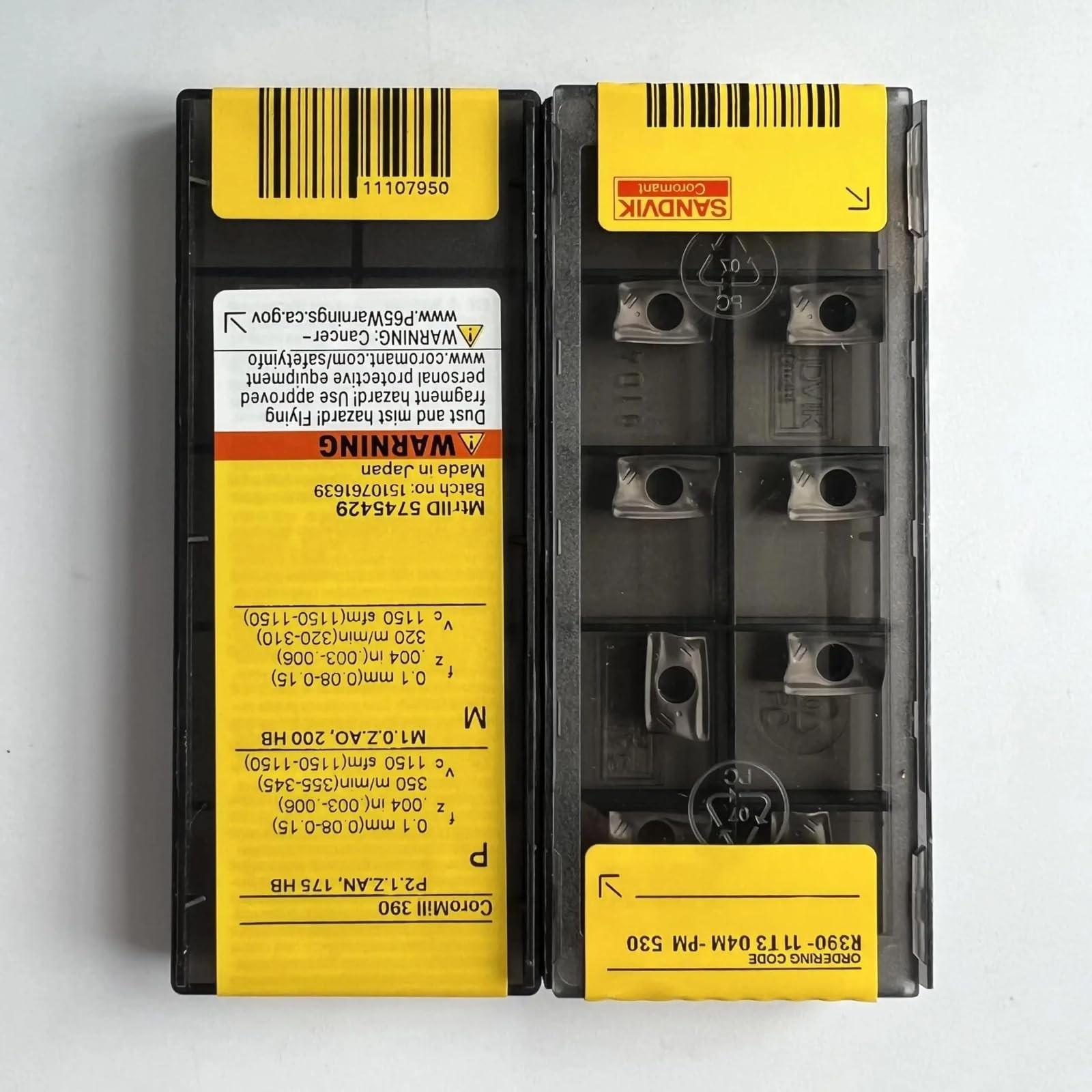 Original Sandvik / R390-11T304M-PM 530 / CNC lathe carbide blade 10 PCS
Original Sandvik / R390-11T304M-PM 530 / CNC lathe carbide blade 10 PCS