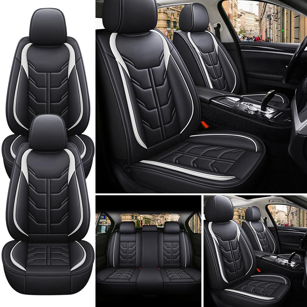 Deluxe 5 Seats Full Set PU Leather Universal Front and Rear Car Seat Cover Cushion Protection Mats Cushion Anti-scratch черный белый
Deluxe 5 Seats Full Set PU Leather Universal Front and Rear Car Seat Cover Cushion Protection Mats Cushion Anti-scratch черный белый
