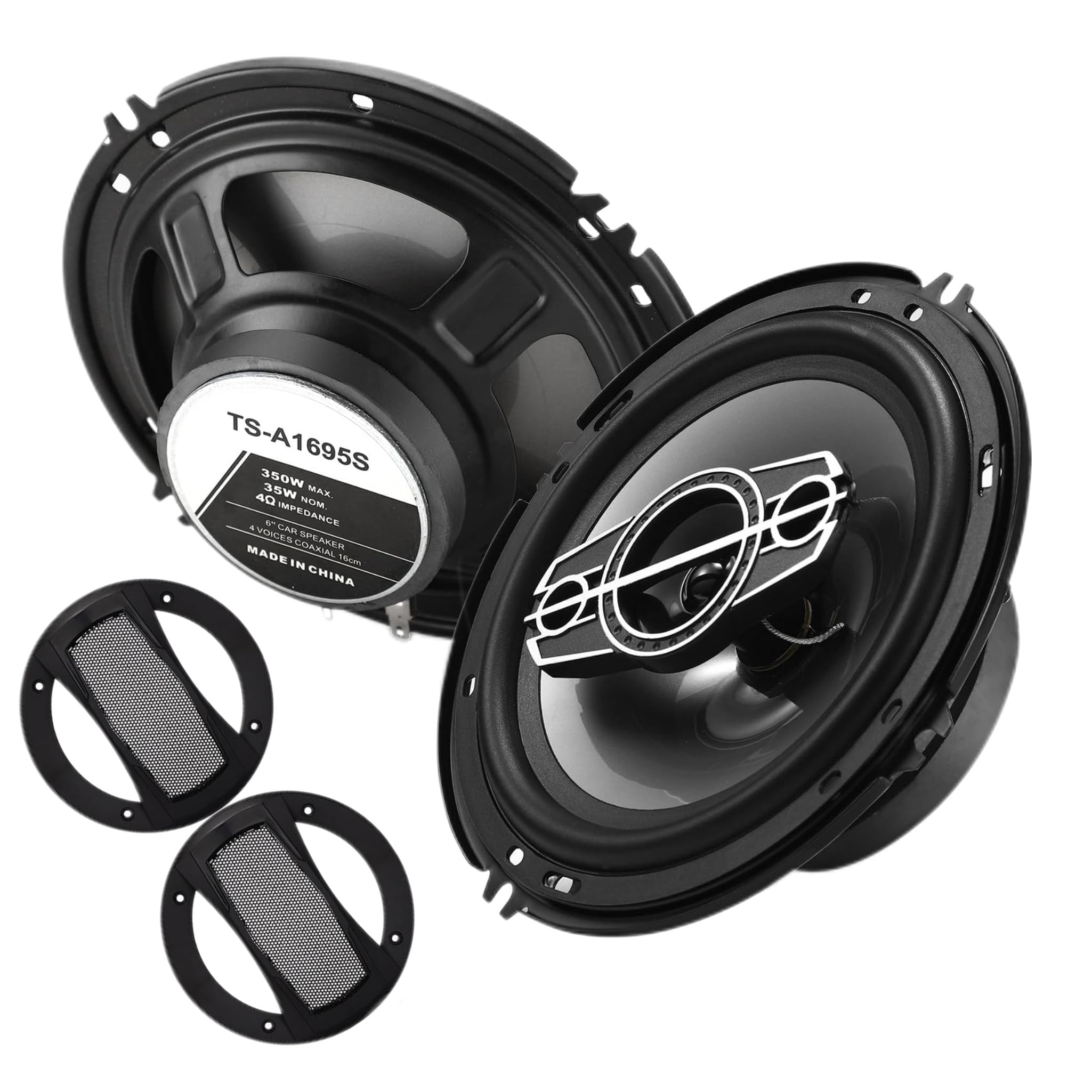 Stynxro Car Speaker 16cm inch Max 350W Car Speaker Set High Power Coaxial Design Clear Sound Quality Durable Car Speaker Easy Installation Perfect for
Stynxro Car Speaker 16cm inch Max 350W Car Speaker Set High Power Coaxial Design Clear Sound Quality Durable Car Speaker Easy Installation Perfect for