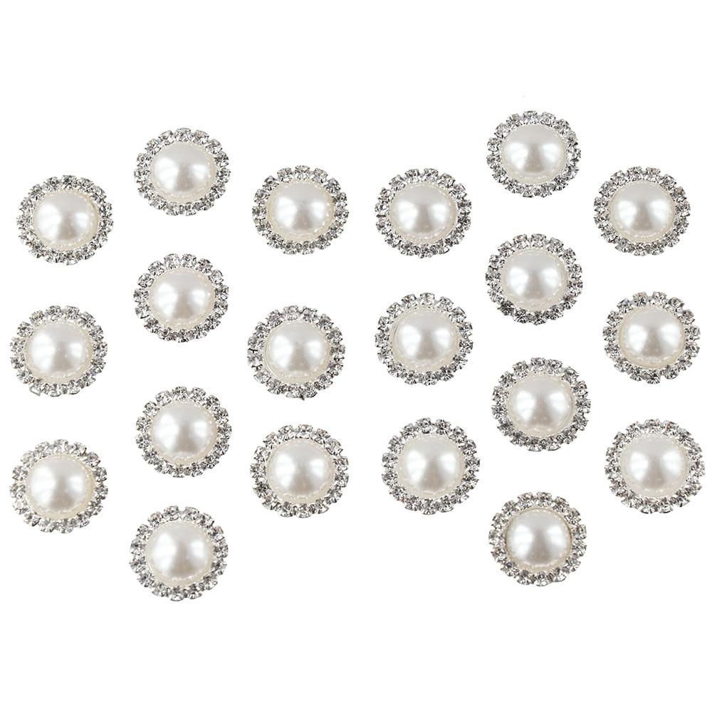 20Pcs 18MM Vintage Faux Pearl Pearl Buttons Rhinestones Rhinestones Wedding Party Jewelry Making антична латунь кольору
20Pcs 18MM Vintage Faux Pearl Pearl Buttons Rhinestones Rhinestones Wedding Party Jewelry Making антична латунь кольору