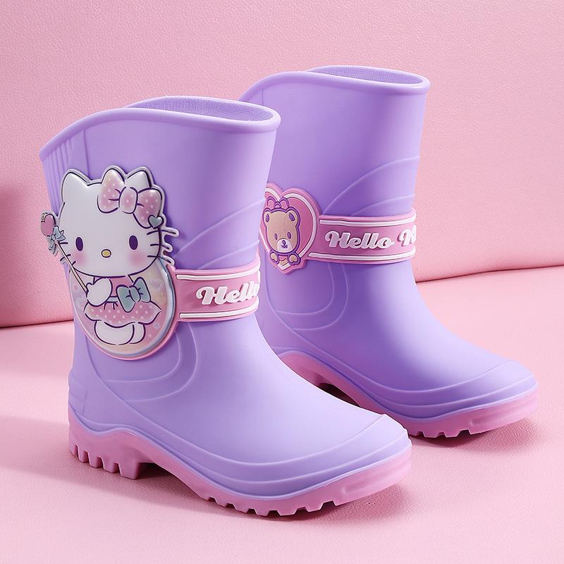 Hello Kitty Children s Rain Boots for Girls, All-Season Non-Slip Rubber Shoes, Mid-Calf Water Shoes for Toddlers and Babies 35
Hello Kitty Children s Rain Boots for Girls, All-Season Non-Slip Rubber Shoes, Mid-Calf Water Shoes for Toddlers and Babies 35