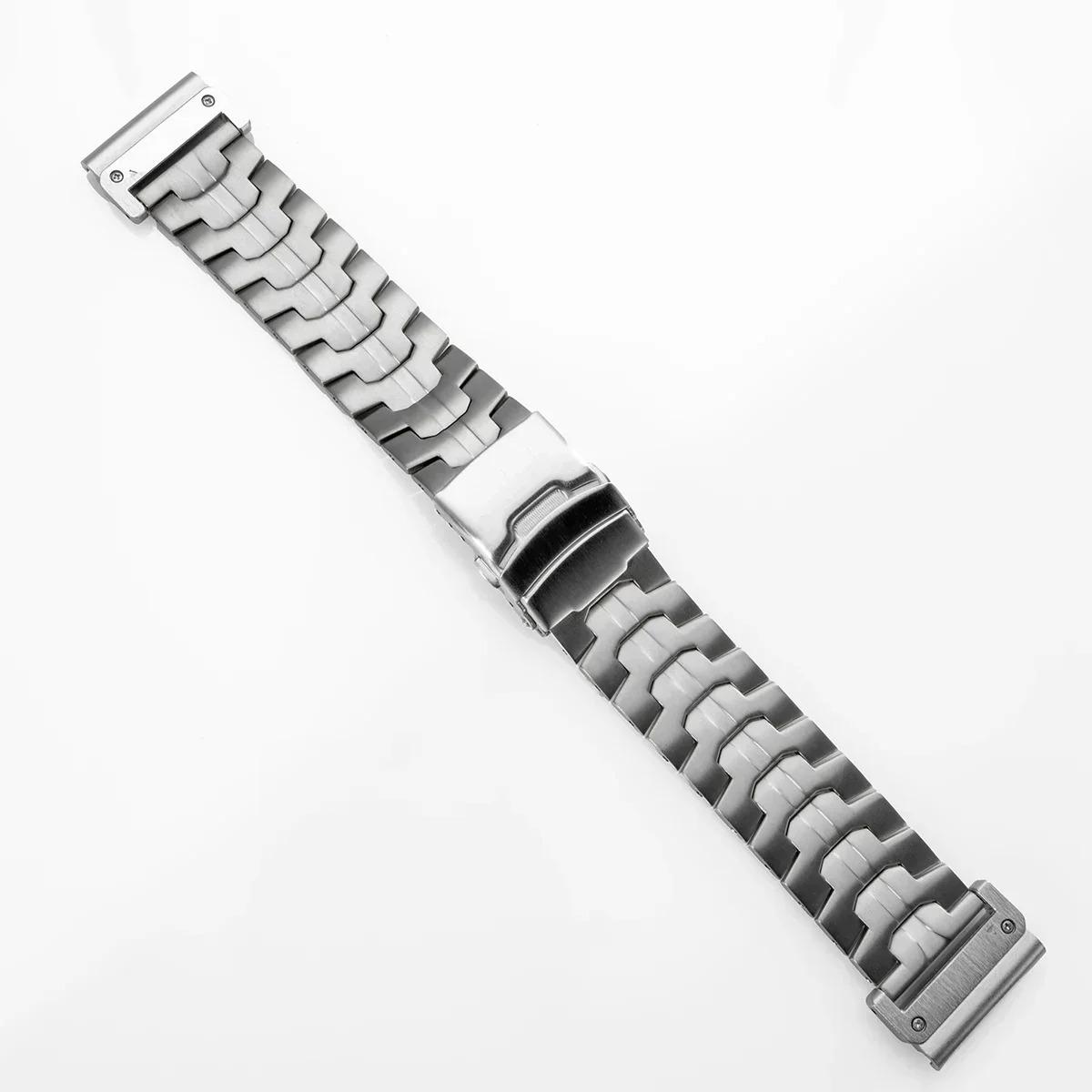 Ремінець з титанового сплаву 26 мм для Garmin Fenix 8/7X/6XPro/5X 26mm
Ремінець з титанового сплаву 26 мм для Garmin Fenix 8/7X/6XPro/5X 26mm