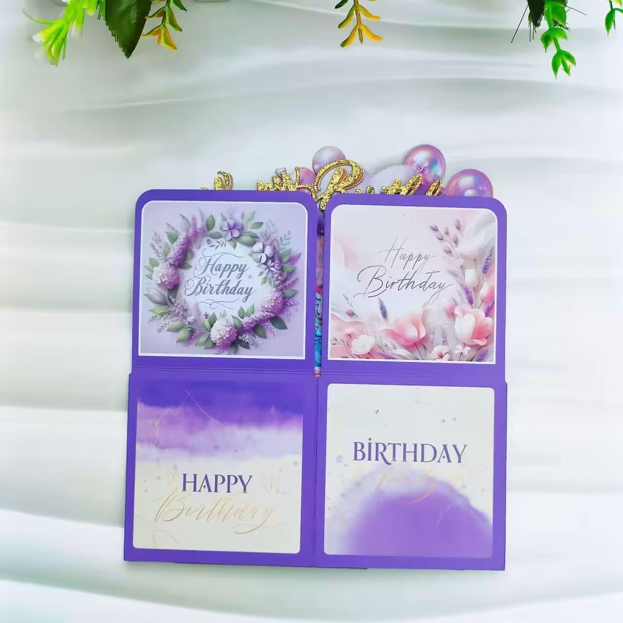 Трехмерная всплывающая коробка с различными стилями узоров именинного торта, подходящая для украшения стола на вечеринке по случаю дня рождения. фиолетовый
Трехмерная всплывающая коробка с различными стилями узоров именинного торта, подходящая для украшения стола на вечеринке по случаю дня рождения. фиолетовый