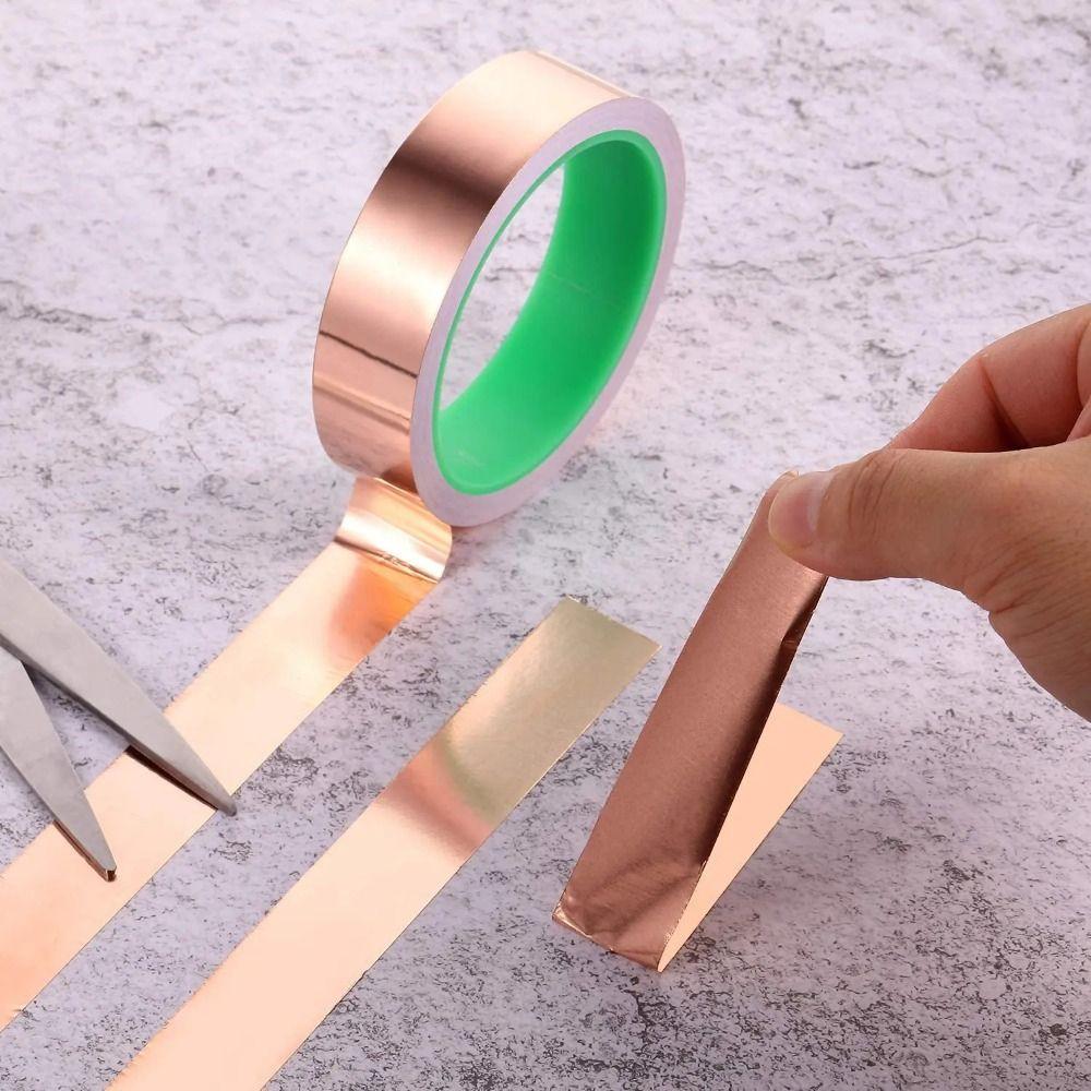 Thickness 0.05mm DIY Copper Foil Tape High Temperature Resistance Conductive Copper Tape PDAs
Thickness 0.05mm DIY Copper Foil Tape High Temperature Resistance Conductive Copper Tape PDAs