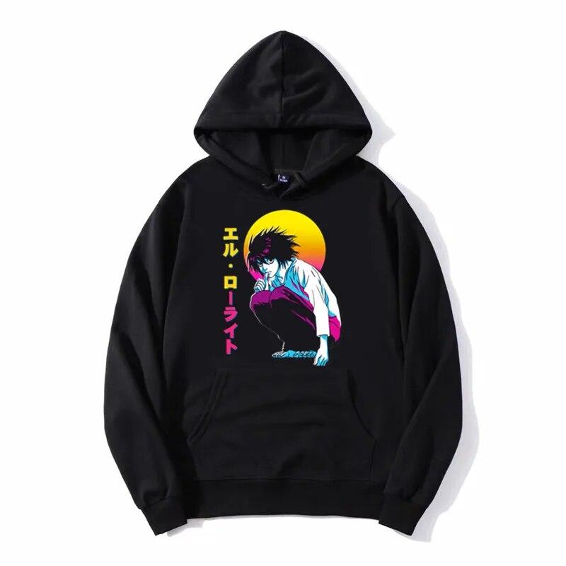 Japan Anime Vaporwave Death Note Shirt М яка бавовняна толстовка з принтом Mystery Unisexga Пуловер Світшоти Одяг Пальто унісекс L
Japan Anime Vaporwave Death Note Shirt М яка бавовняна толстовка з принтом Mystery Unisexga Пуловер Світшоти Одяг Пальто унісекс L