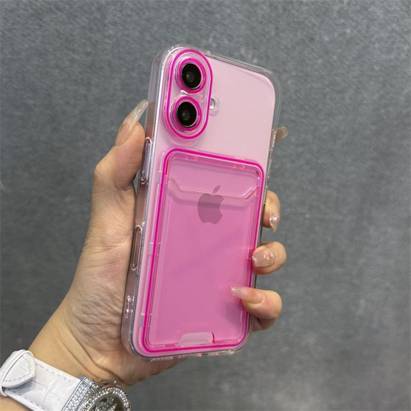 Transparent Card Holder Slot Case for iPhone 16 15 14 Pro Max Plus 11 12 13 Wallet Candy Color Contrast Clear Soft TPU Cover iPhone 13
Transparent Card Holder Slot Case for iPhone 16 15 14 Pro Max Plus 11 12 13 Wallet Candy Color Contrast Clear Soft TPU Cover iPhone 13