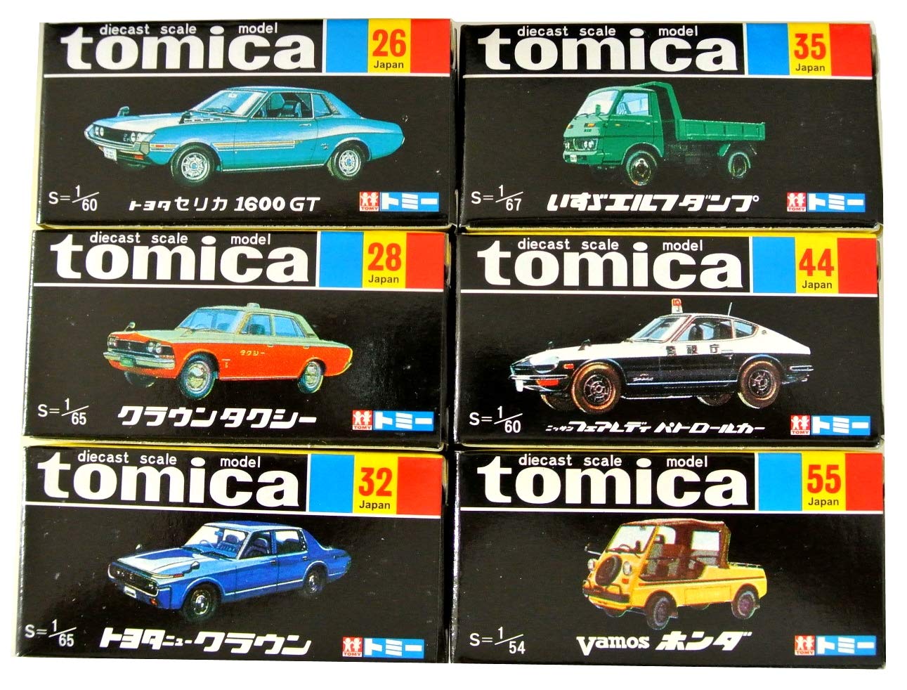 Переиздание к 30-летнему юбилею TOMY Tomica, 2-е издание, набор из 6 моделей автомобилей
Переиздание к 30-летнему юбилею TOMY Tomica, 2-е издание, набор из 6 моделей автомобилей