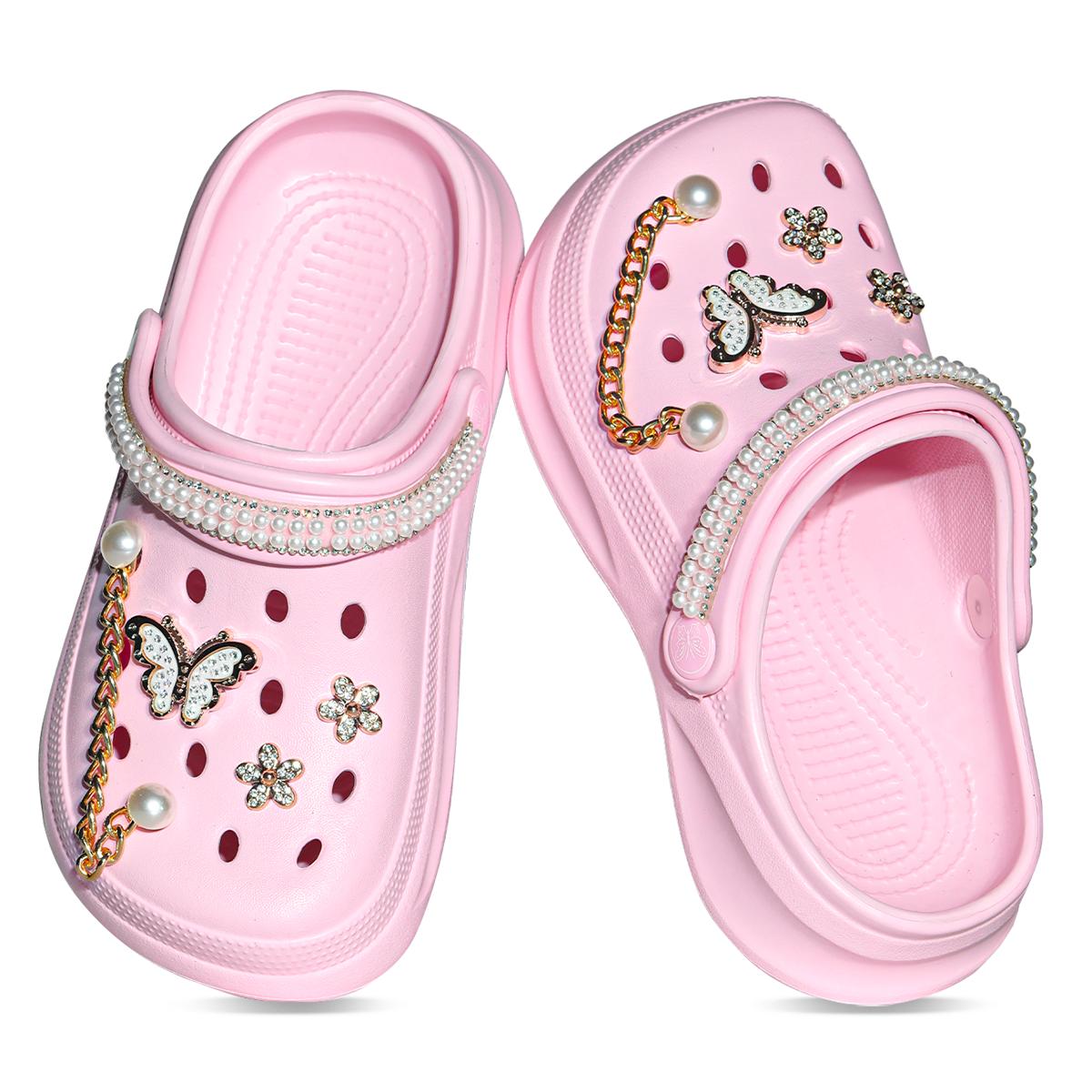 Kids Slip-On Clogs and Mules - Breathable, Waterproof, EVA Garden Shoes with Decorative Chain for Beach and Everyday Wear 168 25
Kids Slip-On Clogs and Mules - Breathable, Waterproof, EVA Garden Shoes with Decorative Chain for Beach and Everyday Wear 168 25