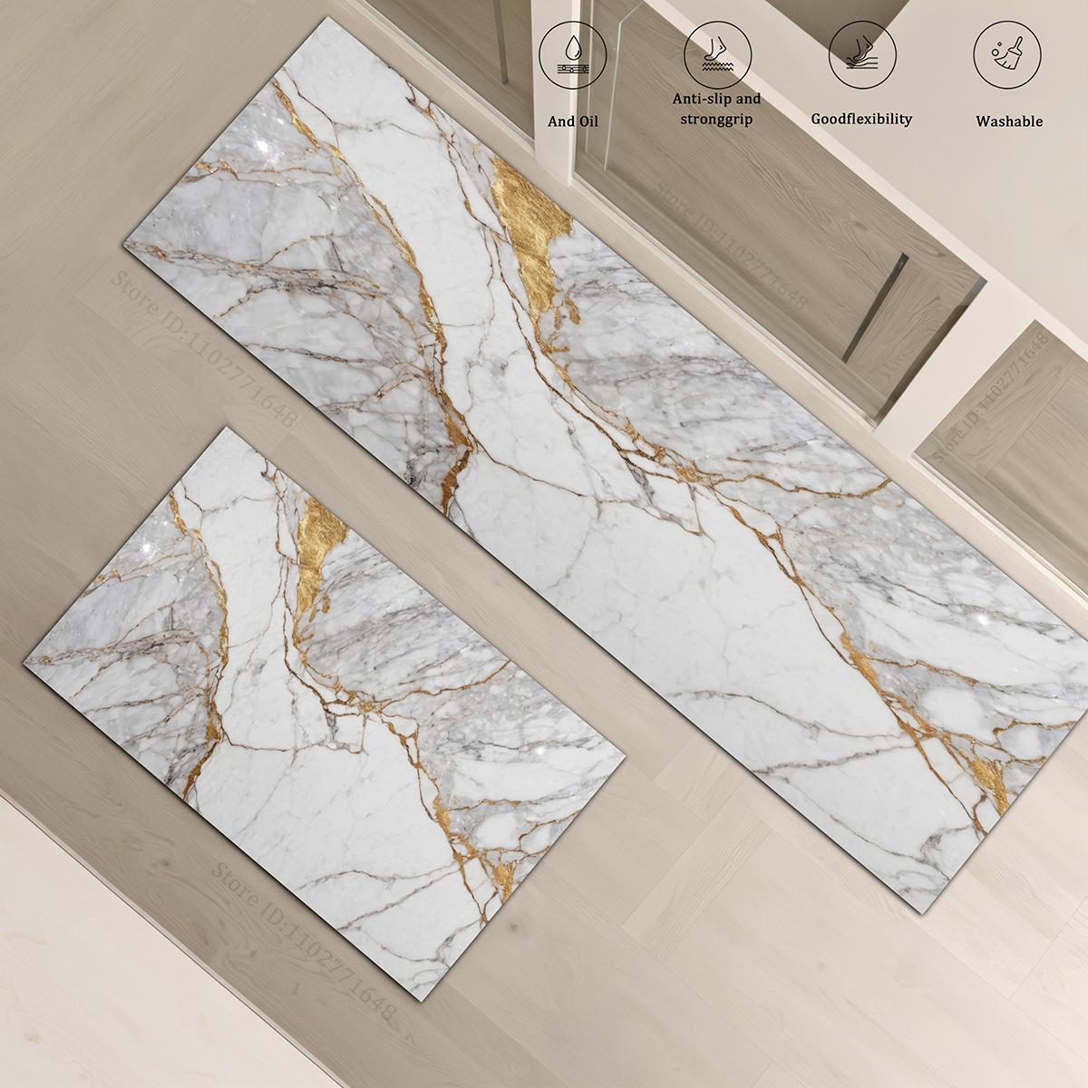 Waterproof Non-slip Kitchen Corner Marble Rug Absorbent Washable Long Floor Mat Bedroom Hallway Bathroom Entrance Doormat Carpet 40cmx60cm 1pc
Waterproof Non-slip Kitchen Corner Marble Rug Absorbent Washable Long Floor Mat Bedroom Hallway Bathroom Entrance Doormat Carpet 40cmx60cm 1pc