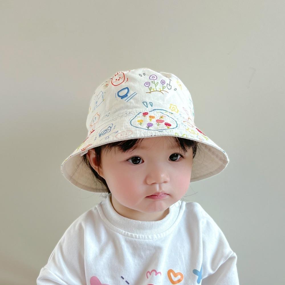 Korean Style Baby Shading Hat Cotton Children s Fisherman Hat Soft Double Sided Kid Sunhat Girls 52cm-Style 1
Korean Style Baby Shading Hat Cotton Children s Fisherman Hat Soft Double Sided Kid Sunhat Girls 52cm-Style 1