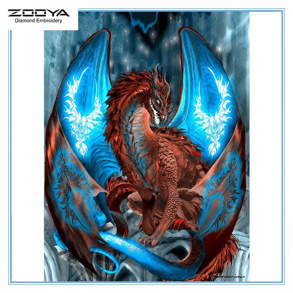 ZOOYA DIY 5D Полный горный хрусталь Алмазный животное Дракон Вышивка Картина Вышивка крестом Домашний декор
ZOOYA DIY 5D Полный горный хрусталь Алмазный животное Дракон Вышивка Картина Вышивка крестом Домашний декор