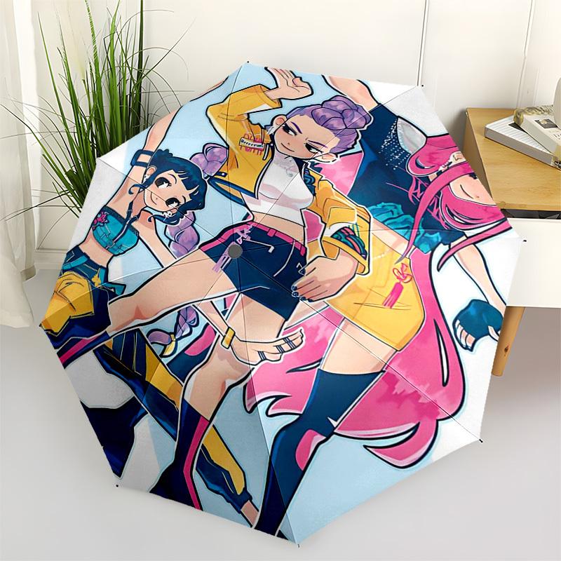 1pc Outdoor Umbrella with Dance Girls Print - Automatic Opening/Closing, Portable 3-Fold Design, 8-Rib Iron Frame - Perfect Gift for Fans, Trav
1pc Outdoor Umbrella with Dance Girls Print - Automatic Opening/Closing, Portable 3-Fold Design, 8-Rib Iron Frame - Perfect Gift for Fans, Trav