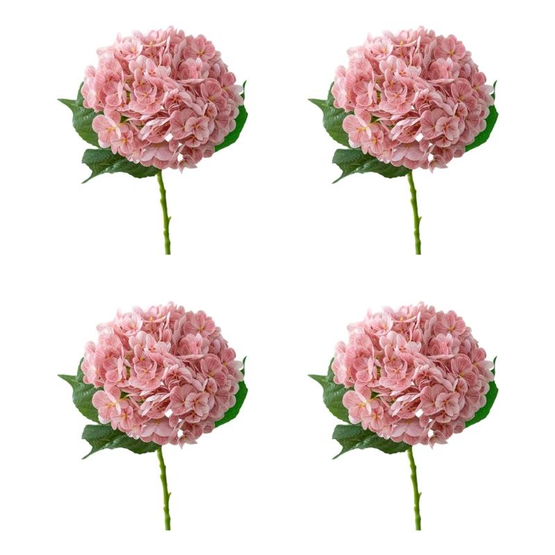 Set of 4 Bright Artificial Hydrangea Blooms Soft PVC Materials Long Time Floral Arrangement Essential лавандовий
Set of 4 Bright Artificial Hydrangea Blooms Soft PVC Materials Long Time Floral Arrangement Essential лавандовий
